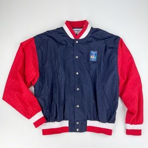Vintage Champion Atlanta USA Olympics 1996 Button Snap Windbreaker Jacke…